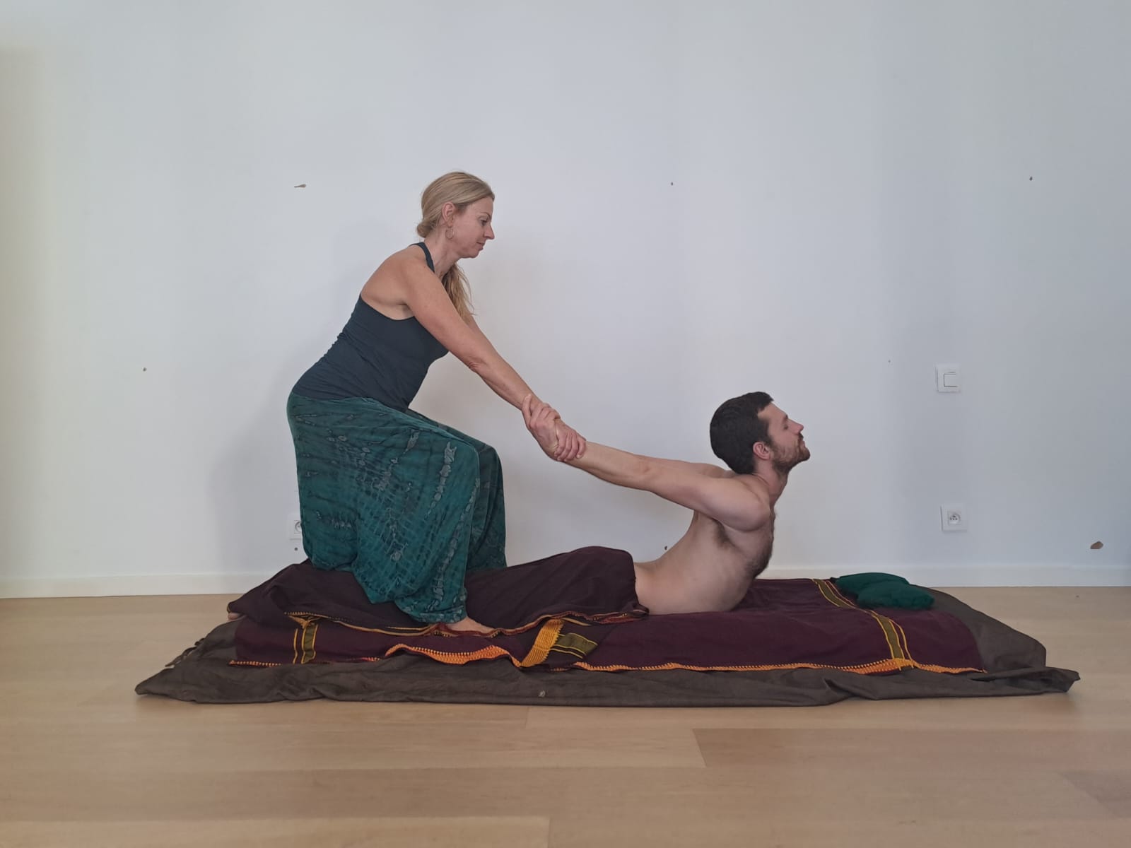 Ayurvedic Yoga Massage in Colares, Portugal with Tina Sahl